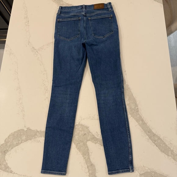 Madewell 10” High Rise Skinny Denim Jeans Women’s 26 Blue Classic Preppy Casual - Picture 5 of 9